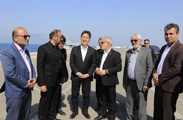 بازدید سفیر ژاپن از بندر شهید بهشتی چابهار