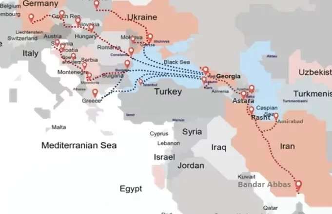 بررسی اهمیت اتصال کریدور ترانزیتی خلیج فارس - دریای سیاه