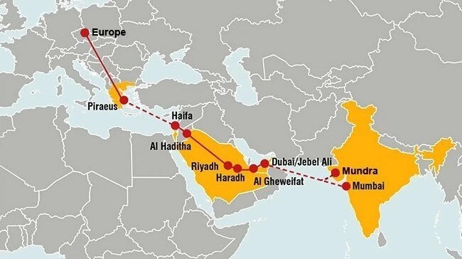 توافق احداث کریدور دریایی و ریلی میان اروپا، اعراب و هند در نشست G20