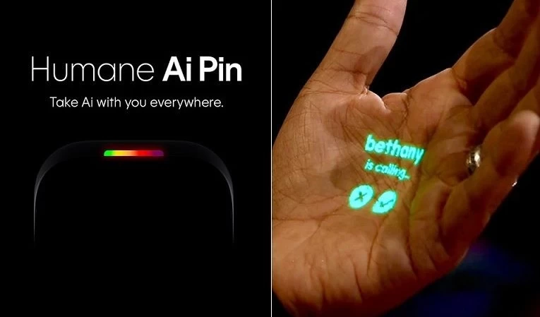 رونمایی شرکت هیومین از گوشی هوشمند AI Pin
