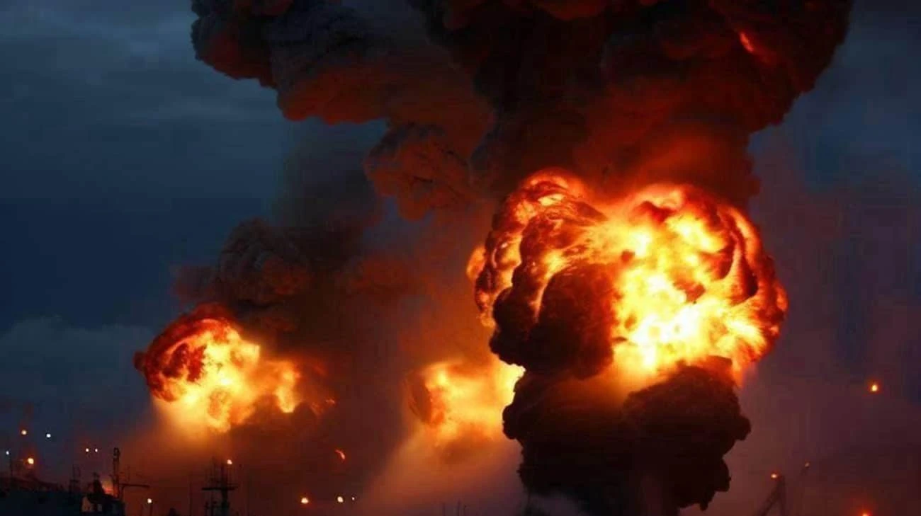 تداوم آتش سوزی در پایانه نفتی بندر آزوف روسیه