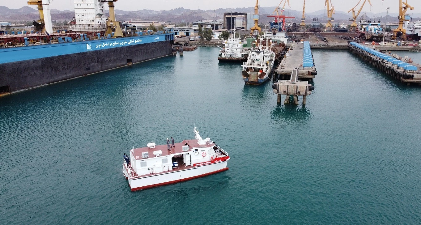 بهره برداری از آمبولانس دریایی ساخت ایزوایکو