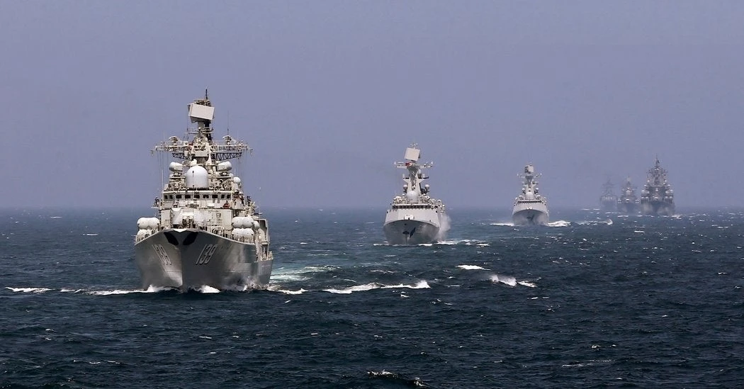 آغاز رزمایش دریایی مشترک چین و روسیه